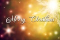 Merry Cristmas - card. Abstract background. Royalty Free Stock Photo